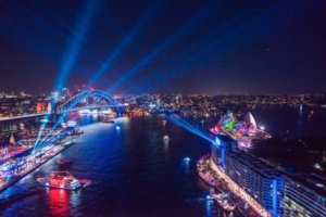 Lights On! City sparkles as Vivid Sydney lights up for 10th anniversary celebrations