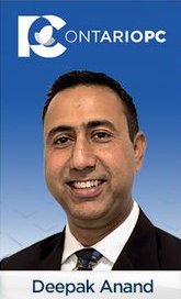 DEEPAK ANAND PC CANDIDATE AND POLITICAL NEWCOMER WINS MPP ELECTION FROM MISSISSAUGA-MALTON