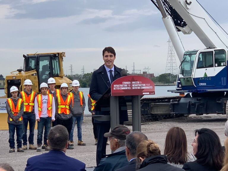 Prime Minister welcomes the start of full construction on the new Gordie Howe International Bridge