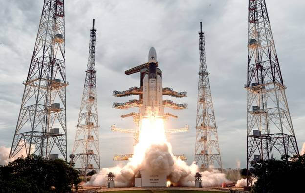 GSLV MkIII-M1 Successfully Launches Chandrayaan-2 spacecraft
