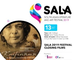 ﻿KAIFINAMA is closing the South Asian Literature and Art (SALA) Festival 2019