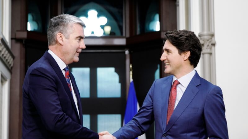 Prime Minister Justin Trudeau meets with Nova Scotia Premier Stephen McNeil