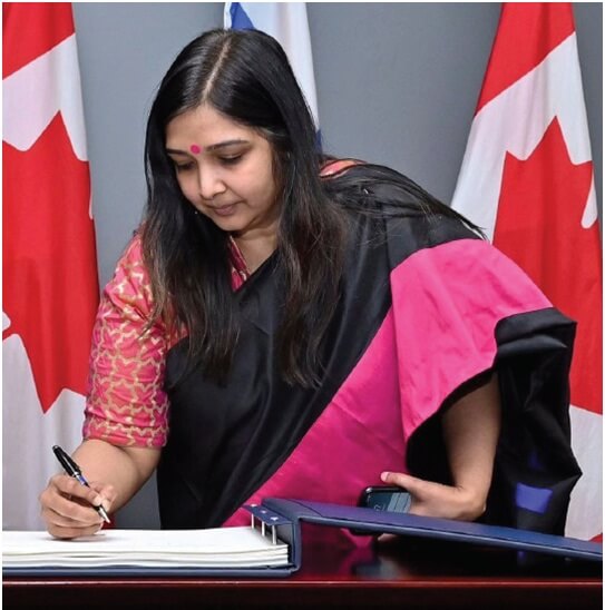 “NOTHING BEATS THE REWARD OF SITTING BEHIND INDIA’S FLAG AND REPRESENTING THE COUNTRY,” SAYS Ms. APOORVA SRIVASTAVA CONSUL GENERAL OF INDIA-TORONTO, CANADA