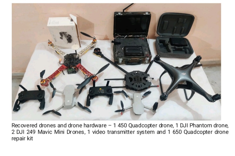 PUNJAB POLICE & BSF SHOOT AT INCOMING PAK DRONE NEAR GURDASPUR BORDER, 11 ARGES-84 HAND GRENADES DROPPED BY DRONE SEIZED