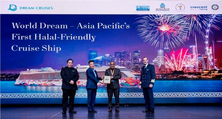 WORLD DREAM FIRST CRUISE SHIP IN THE ASIA PACIFIC TO RECEIVE OFFICIAL OIC SMIIC HALAL