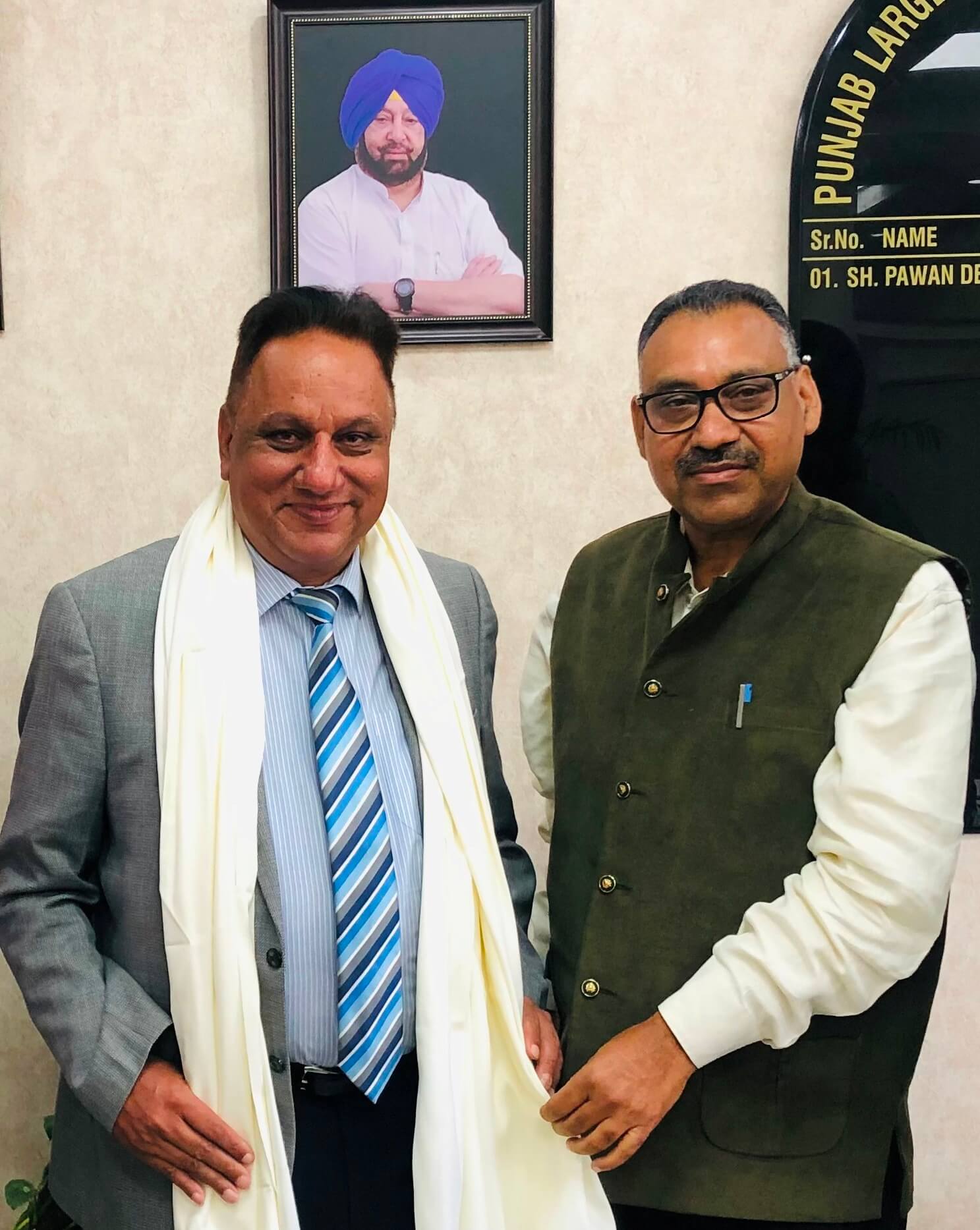 PLIDB CHAIRMAN PAWAN DEWAN MEETS PROFESSOR OF ROBOTICS ENGINEERING Dr. GURVINDER S. VIRK