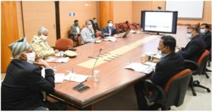 Governor of Punjab and Administrator UT Chandigarh held his review meeting with senior officers in UT Secretariat