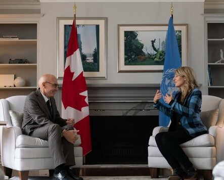 Minister Joly meets with United Nations High Commissioner for Human Rights
