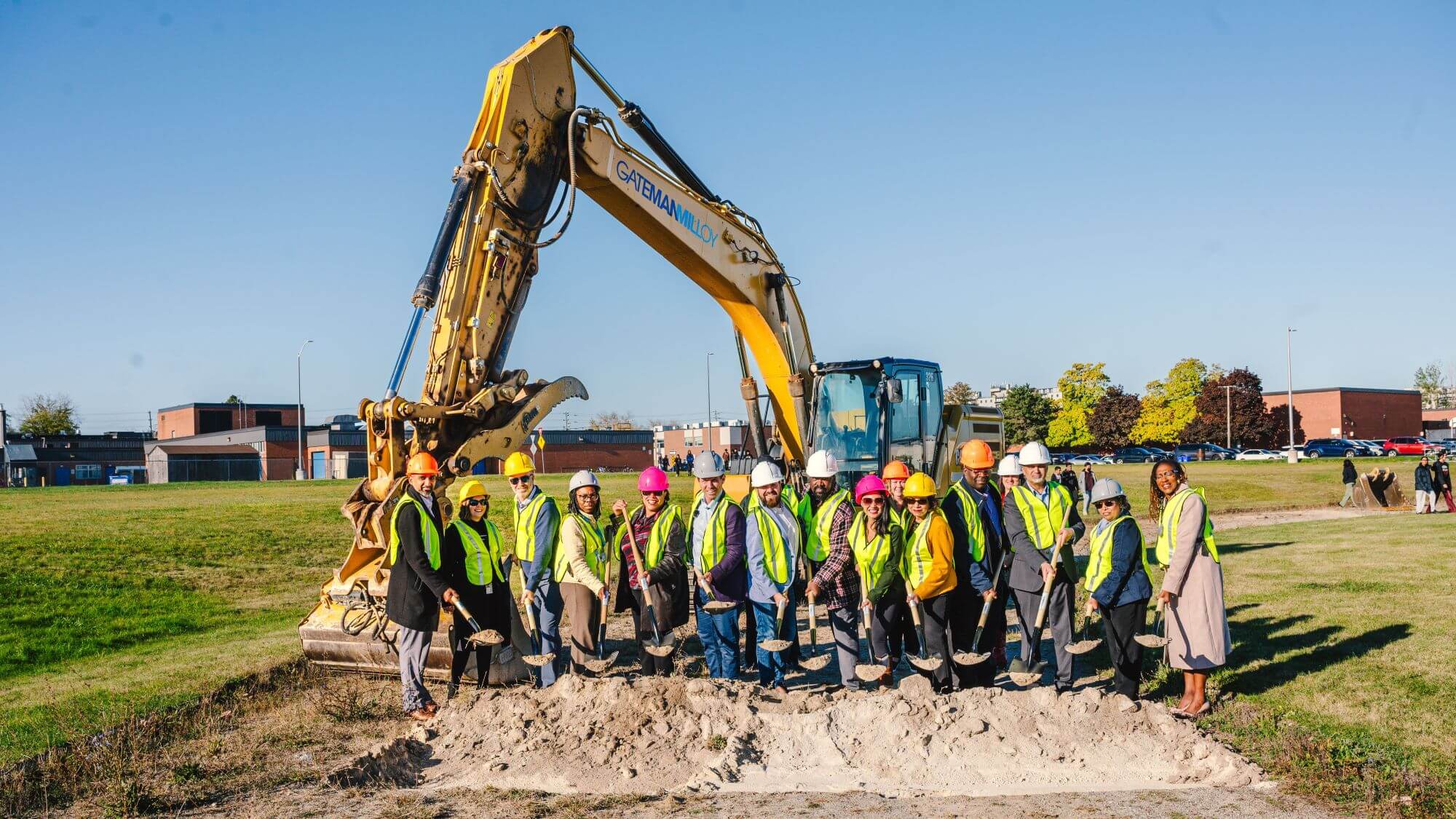 City of Brampton and Peel District School Board break ground on Turner Fenton Cricket Pitch