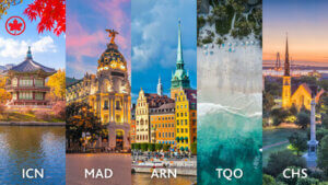 More flights, More Destinations! Explore Europe, Asia and North America this Summer with Air Canada