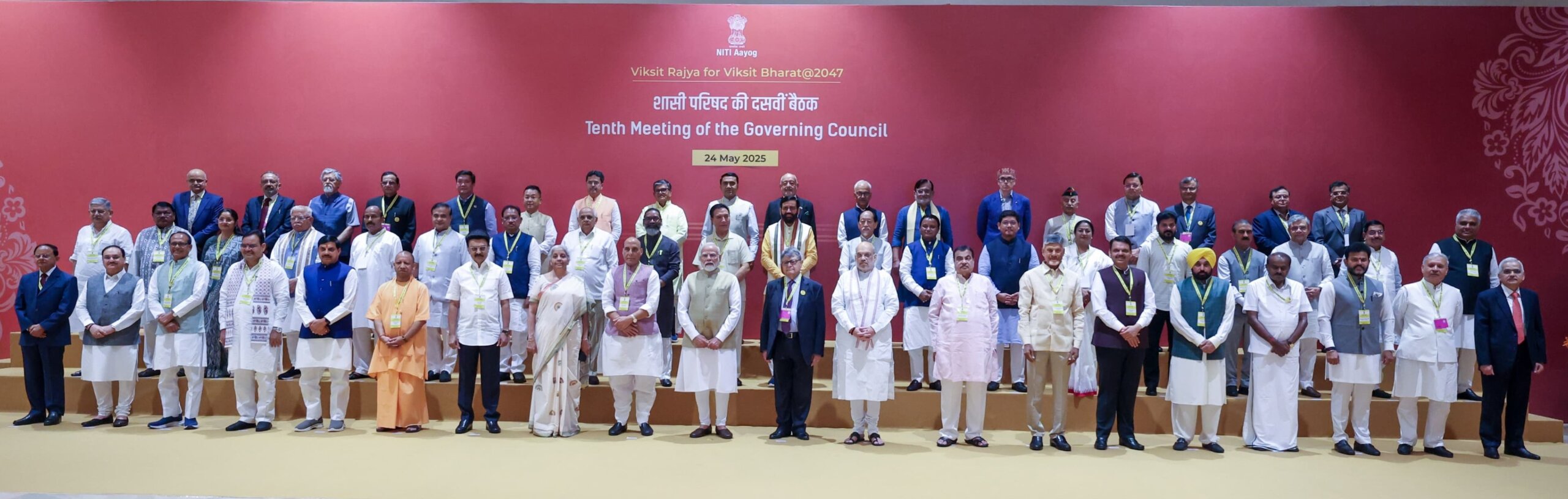 Gulab Chand Kataria Highlights Chandigarh’s Focus on Sustainable Growth, Skill Development & Good Governance at 10th NITI Aayog Meet