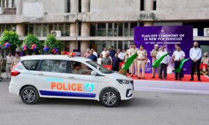 Gulab Chand Kataria Flags Off 26 PCR Vehicles to Strengthen Policing in Chandigarh