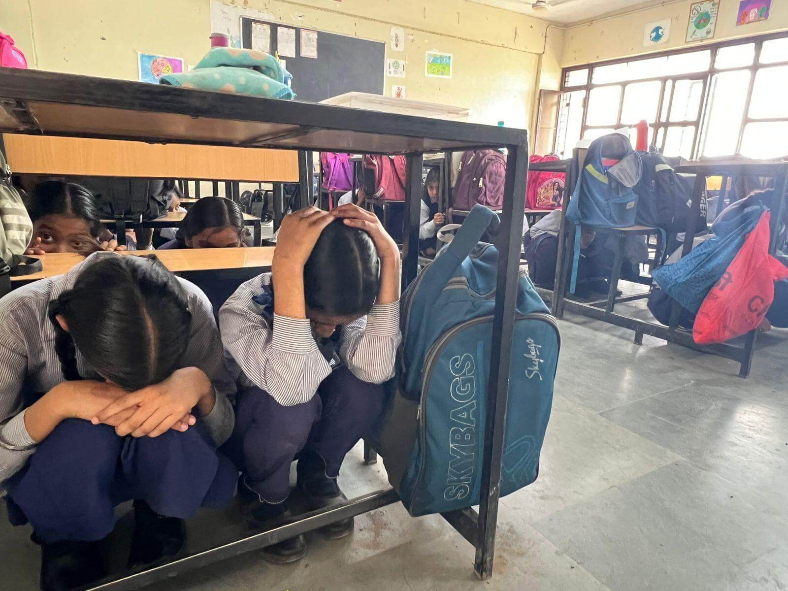 MOCK DRILLS CONDUCTED IN CHANDIGARH SCHOOLS FOR CHILDREN SAFETY AWARENESS AND PREPAREDNESS PROGRAM
