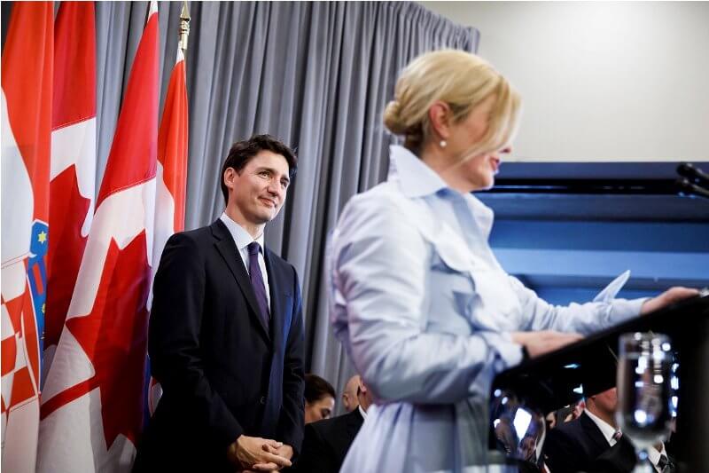 Prime Minister Trudeau meets President Grabar-Kitarović of Croatia