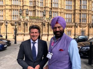 Rana Sodhi calls on Chancellor Loughborough University & Olympic Champion Lord Sebastian Coe