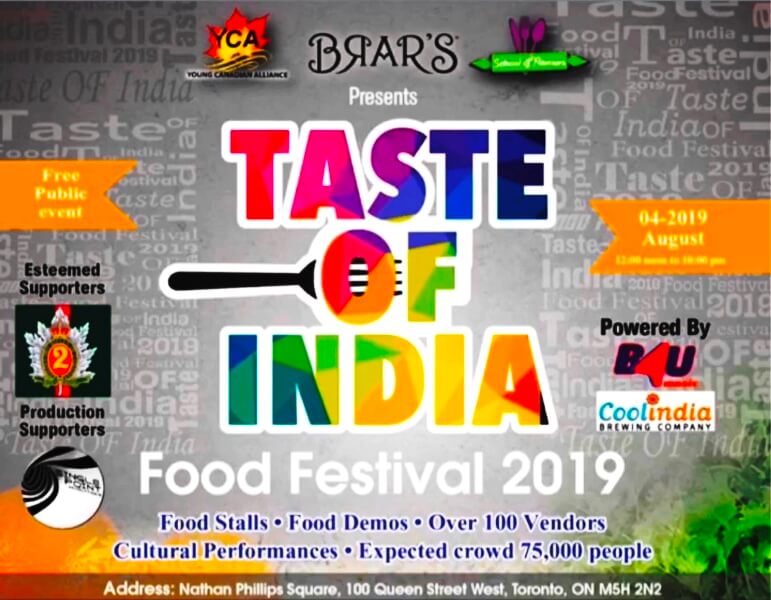 TASTE OF INDIA FESTIVAL