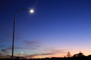 Vancouver Island highway lighting going green