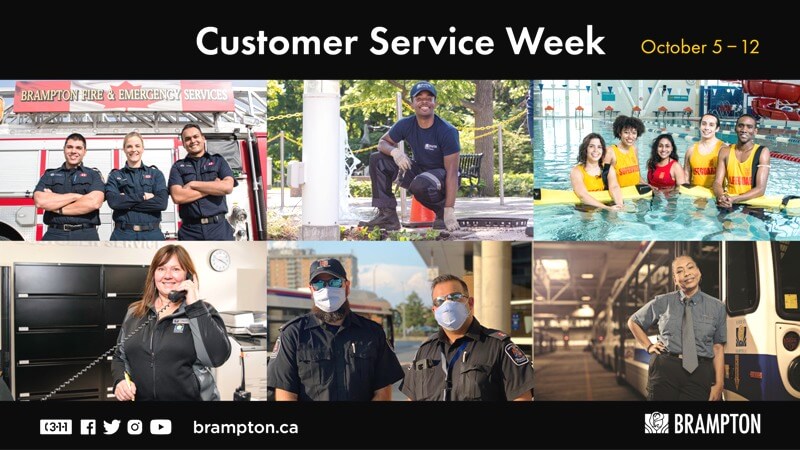 Meet the #DreamTeamBrampton – celebrating the City’s frontline workers during Customer Service Week October 5 to 12