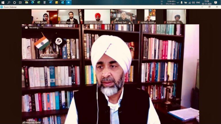 WAGAH-ATTARI TRADE VITAL FOR PROSPERITY & PEACEFUL RELATIONS BETWEEN INDIA-PAK: MANPREET SINGH BADAL