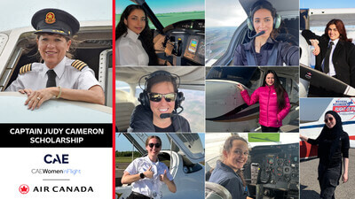 International Women’s Day: Air Canada and CAE Announce the 2025 Captain Judy Cameron Scholarship Recipients