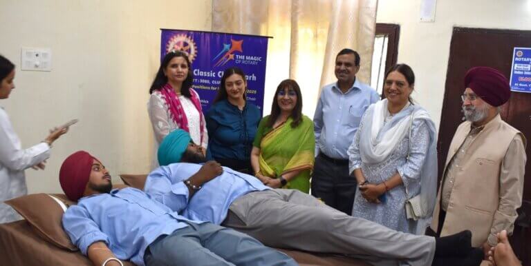 Read more about the article Blood Donation Camp Organized at Government Industrial Training Institute, Sector 28 C, Chandigarh