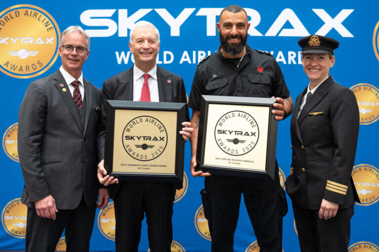 Read more about the article Air Canada Named Best Airline in North America at the 2025 Skytrax World Airline Awards Presented at the Paris Air Show