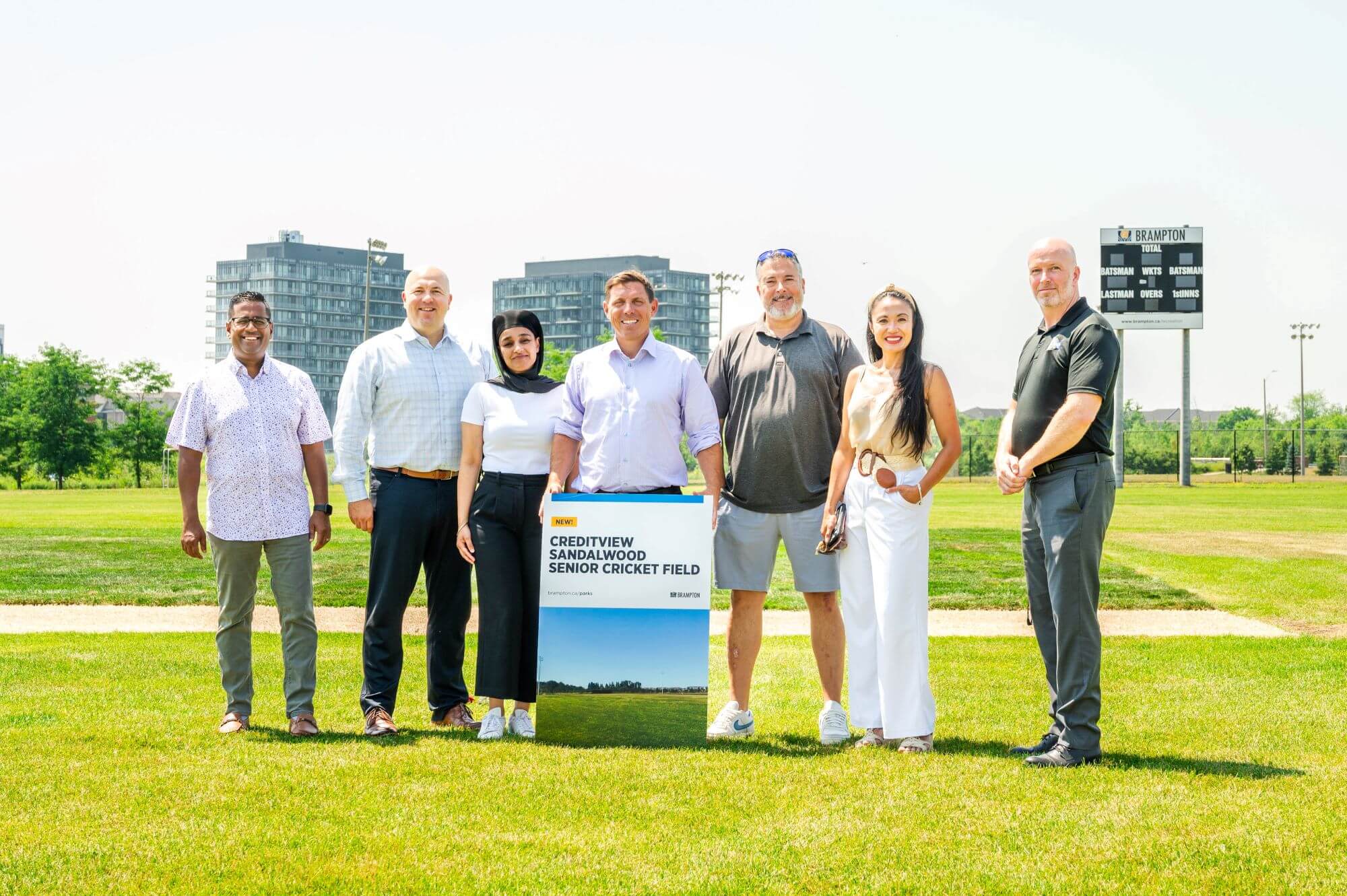 You are currently viewing City of Brampton opens new cricket field at Creditview Sandalwood Park