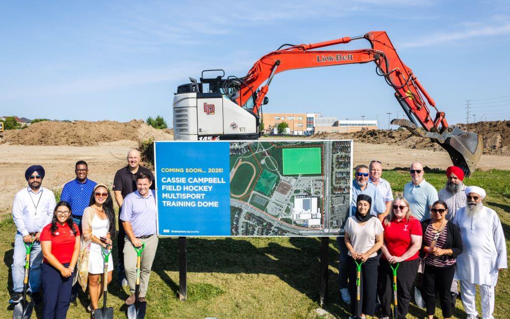 You are currently viewing City of Brampton breaks ground on new Cassie Campbell Field Hockey Multisport Training Dome