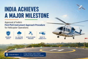 Read more about the article India Achieves Major Milestone with Approval of Country’s First PinS Instrument Approach Procedure for Helicopter Operations