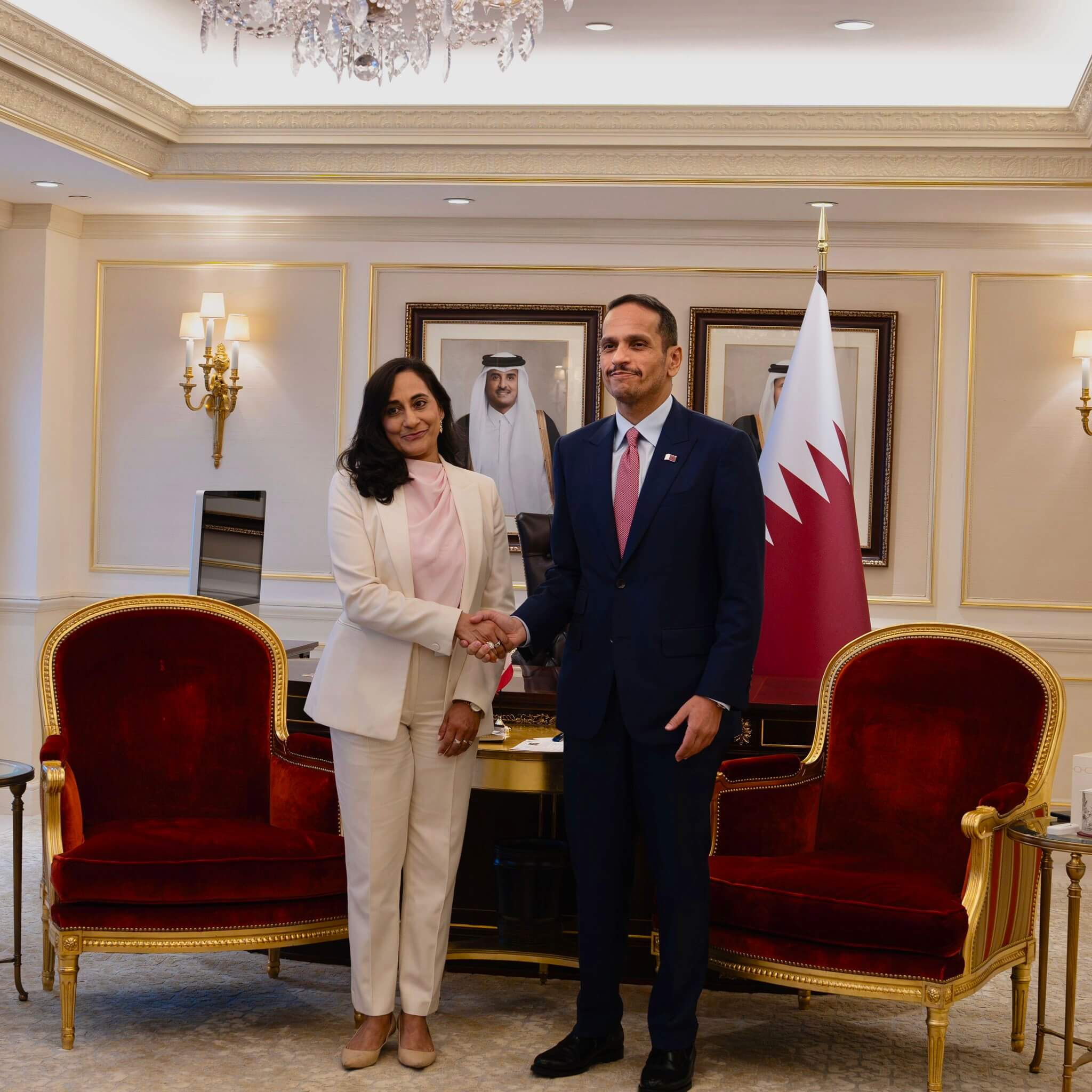 You are currently viewing Minister Anand meets with Qatar’s Prime Minister and Minister of Foreign Affairs
